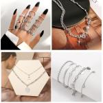 Stunning 37pcs Silver Jewelry Set for Women