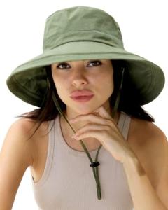 Breathable Wide Brim Sun Hat for Women
