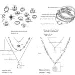 Stunning 37pcs Silver Jewelry Set for Women