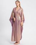 Sparkly Glitter Batwing Sleeve Kaftan Dress