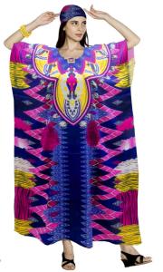 Boho Beach Kaftan Dress for Women Plus Size