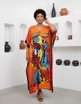 Plus Size Boho Maxi Kaftan Dress