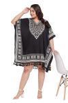 Plus Size Summer Lace Kaftan Beach Cover-Up