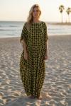 Stylish Rayon Maxi Kaftan Dress for Women