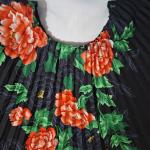 Black Floral Maxi Kaftan Dress for Resort Style