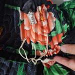 Black Floral Maxi Kaftan Dress for Resort Style