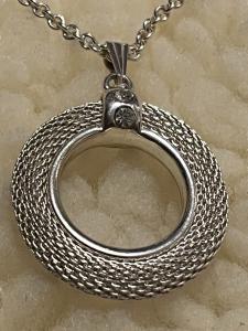 Elegant Silver Pendant Necklace for Women