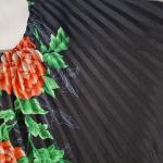 Black Floral Maxi Kaftan Dress for Resort Style