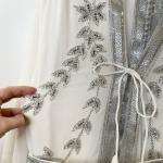 White Moroccan Eid Kaftan with Hand Work