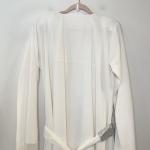 White Moroccan Eid Kaftan with Hand Work