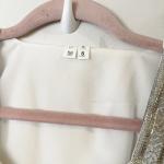 White Moroccan Eid Kaftan with Hand Work