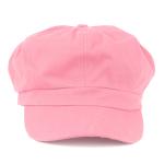 Women's Soft Cotton Newsboy Cap with Elastic Back