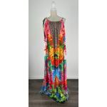 Colorful Tropical Beach Maxi Kaftan Dress