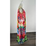 Colorful Tropical Beach Maxi Kaftan Dress