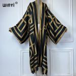 Boho Print Kaftan Dress for Women