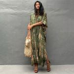Chic Tie Dye Kaftan Beach Cover-Up for Women