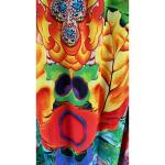 Colorful Tropical Beach Maxi Kaftan Dress