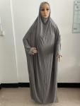 Flowy Muslim Kaftan Dress for Prayer and Style