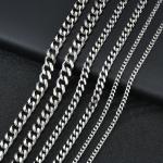 Punk Cuban Link Chain Necklace for Women