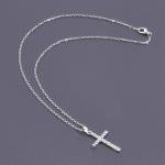Fashion Cross Rhinestone Pendant Necklace for Women
