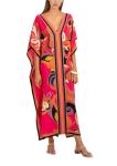 Plus Size V-Neck Batwing Kaftan for Women
