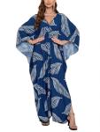 Plus Size African Print Kaftan Dress for Women
