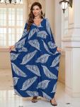 Plus Size African Print Kaftan Dress for Women