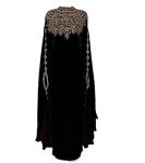WUBU Black Moroccan Maxi Kaftan Dress