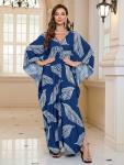 Plus Size African Print Kaftan Dress for Women