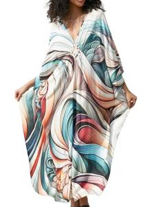 Plus Size Hawaiian Kaftan Dress for Women