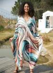 Plus Size Hawaiian Kaftan Dress for Women