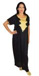 Black Moroccan Kaftan Dress for Women