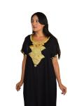Black Moroccan Kaftan Dress for Women