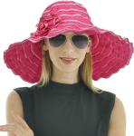 Women Folding Vintage Outdoor Sun Hats for Beach Garden Travelling UV Protection