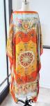 Thai Handmade XL Kaftan Dress for Resort Wear