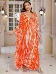 Plus Size African Print Kaftan Dress for Women