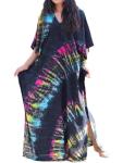 Plus Size Summer Print Kaftan Beach Dress