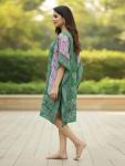 Plus Size Green Kaftan Dress for Women