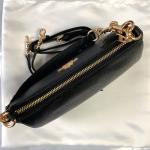 Coach Teri Black Canvas Shoulder Bag/Crossbody