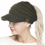 Cozy Ribbed Knit Beanie for Women