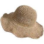 Brown Floppy Wide Brim Women's Beach Hat