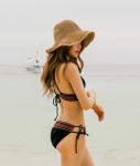 Brown Floppy Wide Brim Women's Beach Hat