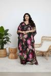 Plus Size Boho Kaftan Maxi Dress for Women