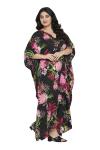 Plus Size Boho Kaftan Maxi Dress for Women