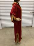 Moroccan Hooded Kaftan with Gold Embroidery