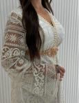 White Moroccan Kaftan for Effortless Style