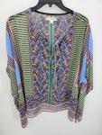Colorful Boho Kimono Blouse for Women