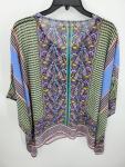 Colorful Boho Kimono Blouse for Women
