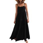 Summer Strapless Loose-Fit Long Kaftan Dress