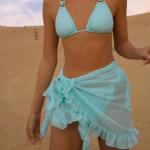 Colorful Women's Wrap Kaftan Beach Cover-Up